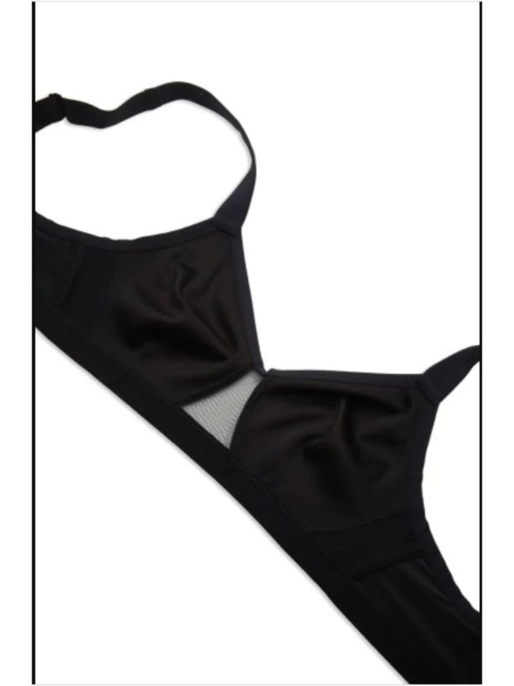 🆕NATORI Aria Full Fit Wireless Non-Padded Bra 34C Black #735275 - Picture 6 of 10